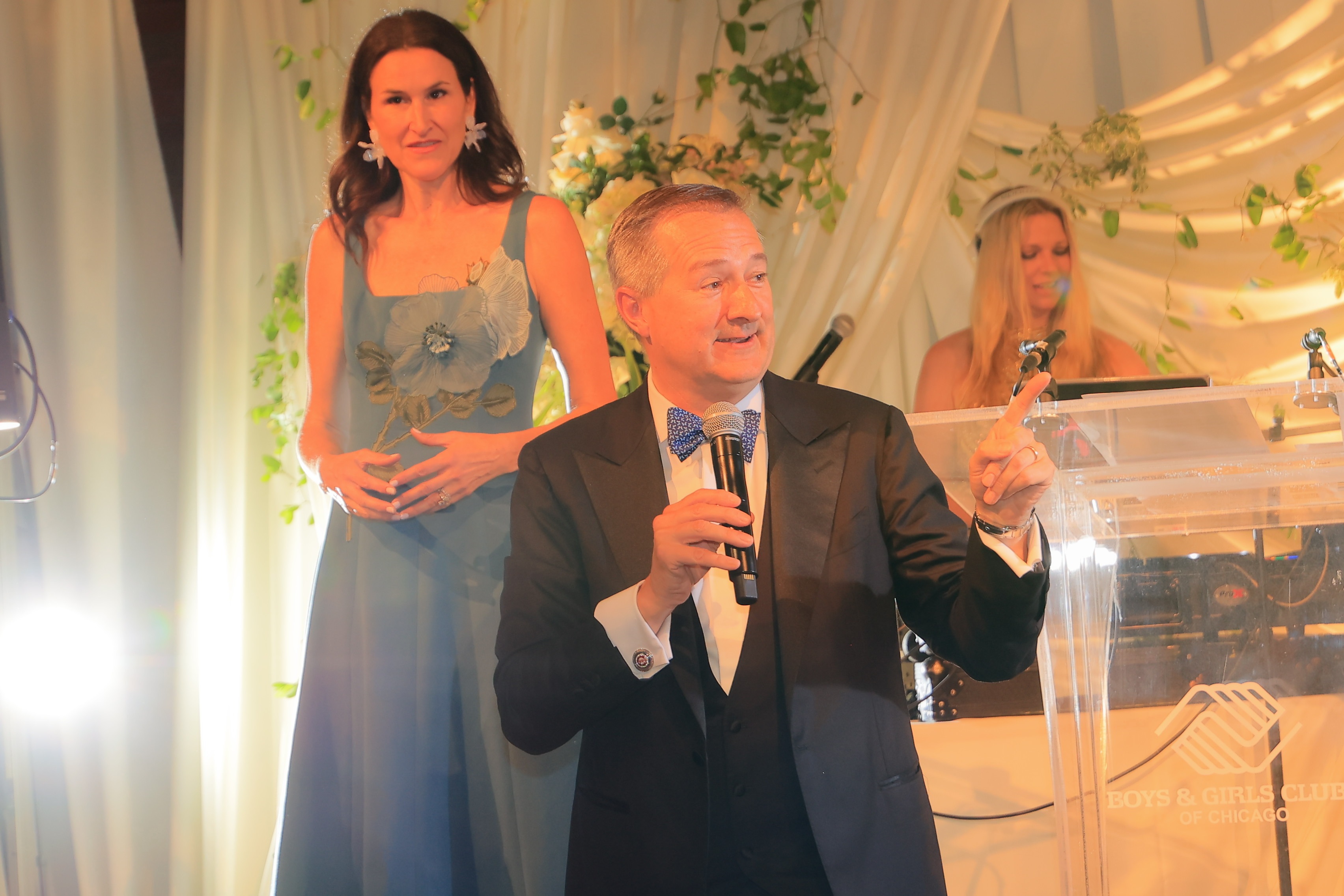 Lydia Fenet and Tom Ricketts
